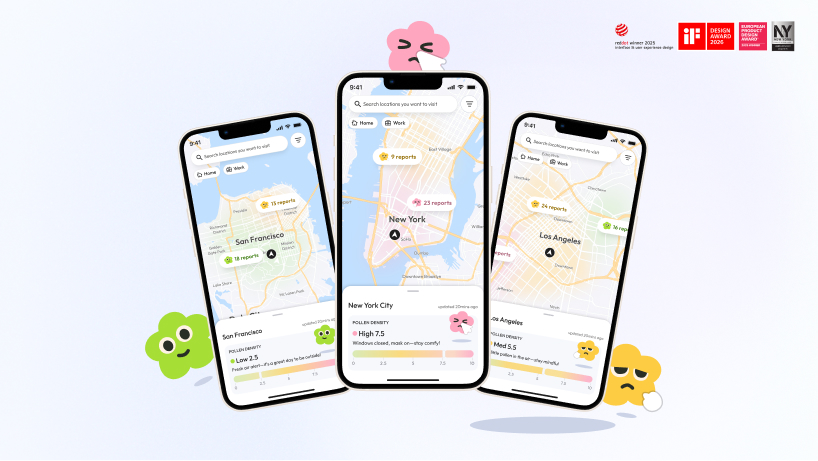 PollenNav mobile app maps the city by what you can breathe, not just where you can walk - 1