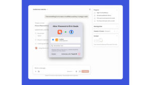 Sada možete odobriti Claudeu pristup vašim 1Password vjerodajnicama