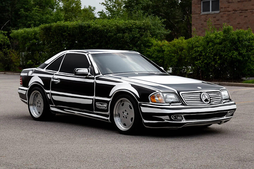 joshua vides' mercedes SL500 looks like a drawing, and now it's up for auction - 1