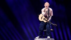 Ed Sheeran kaže da je “ono što se događa u Gazi katastrofalno” dok se osvrnuo na kritike Macklemora tijekom nastupa u Philadelphiji