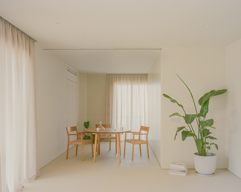 a series of joinery elements replaces walls in 1970s athens apartment renovation - 3
