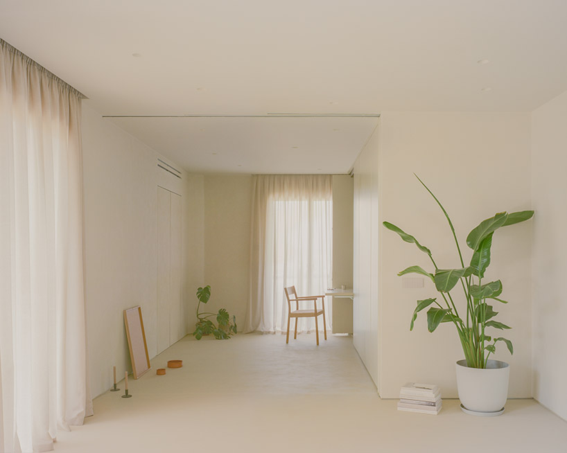 a series of joinery elements replaces walls in 1970s athens apartment renovation - 4