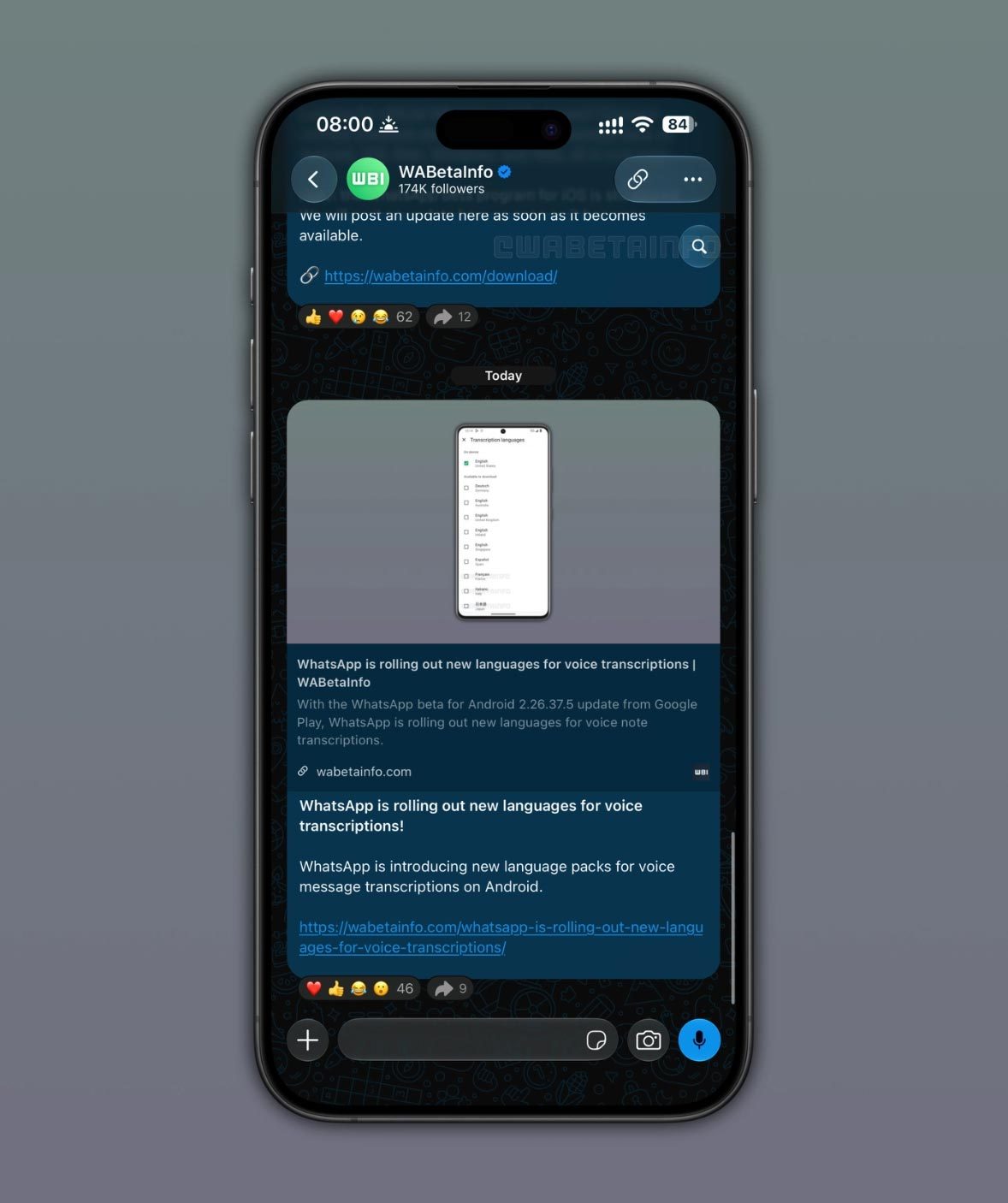 WhatsApp počinje uvođenje novog gumba za pretraživanje unutar chata na iOS-u - 2