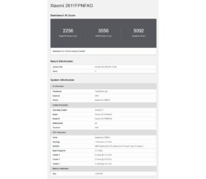 Globalni Xiaomi 18 Pro Max ima potvrđen čipset i količinu RAM-a putem benchmarka